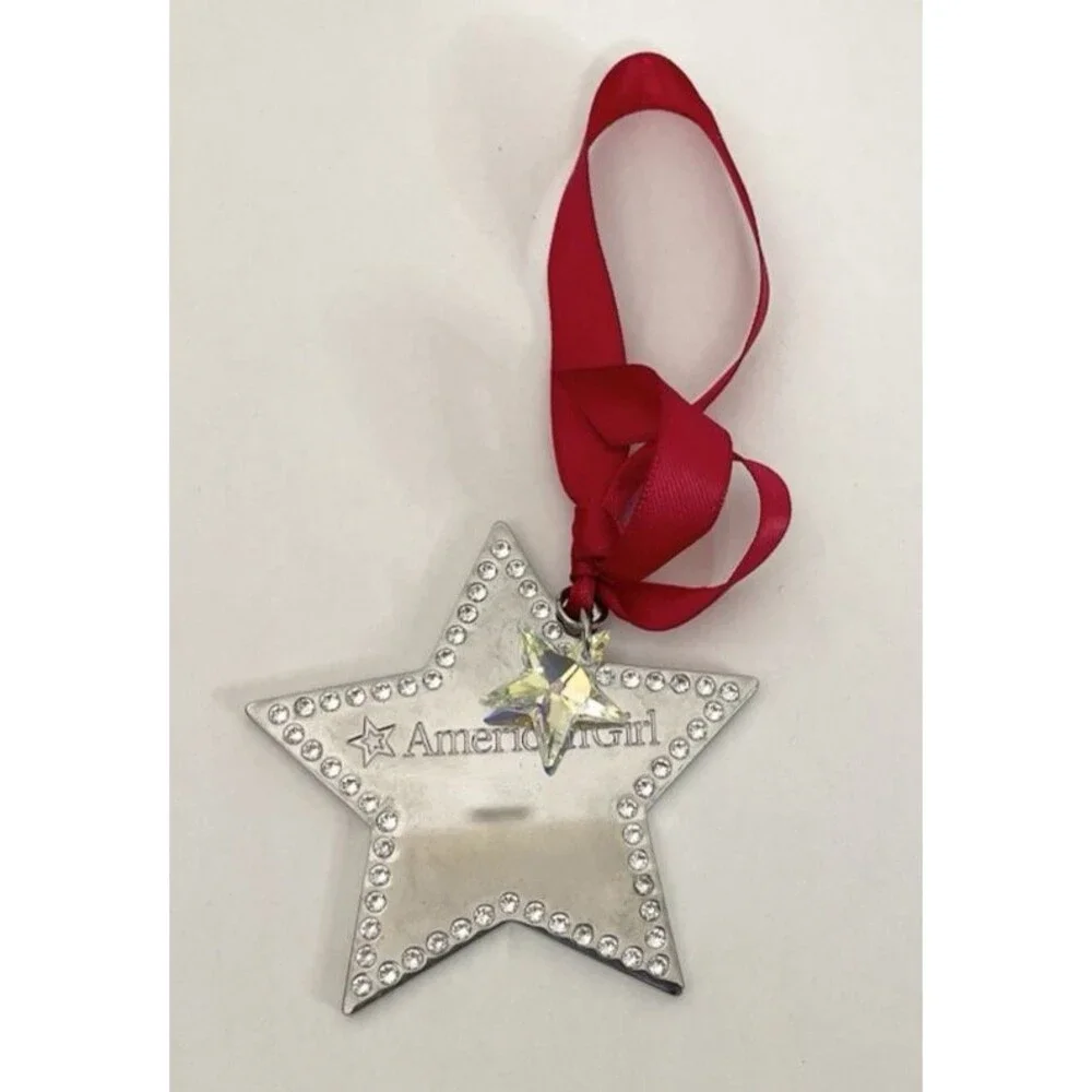 American Girl Shining Star Ornament Swarovski Crystals Christmas Tree Decoration